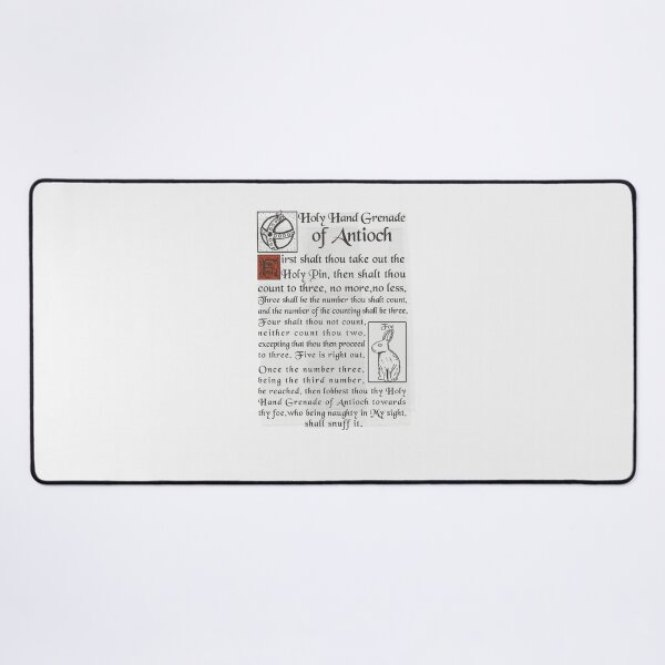 Item preview, Holy Hand Grenade Script Sticker designed and sold by RamonaTeal.