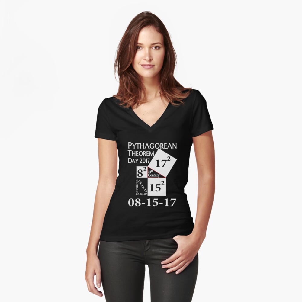 Item preview, Fitted V-Neck T-Shirt designed and sold by RithaMatch.