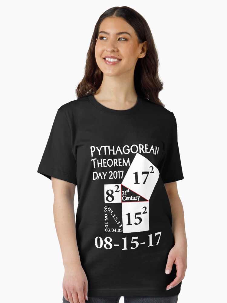 Thumbnail 2 of 7, Essential T-Shirt, Pythagorean theorem day 2017 Shirt designed and sold by RithaMatch.