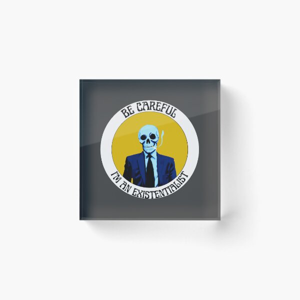 Artikelvorschau, I'm an Existentialist Pop Art Skull entworfen und verkauft von PVSKI.