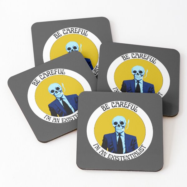 Artikelvorschau, I'm an Existentialist Pop Art Skull entworfen und verkauft von PVSKI.