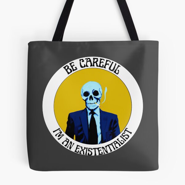 Artikelvorschau, I'm an Existentialist Pop Art Skull entworfen und verkauft von PVSKI.