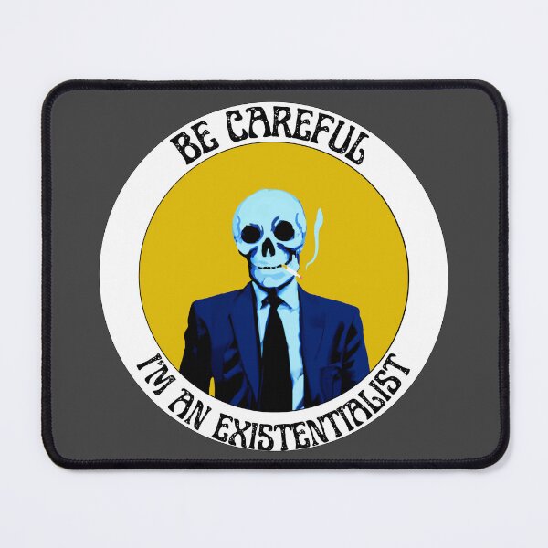 Aperçu de l'œuvre I'm an Existentialist Pop Art Skull créée et vendue par PVSKI.