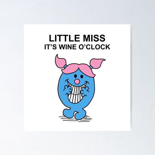 Item preview, Little Miss It Wine OClock designed and sold by Scat the cat.