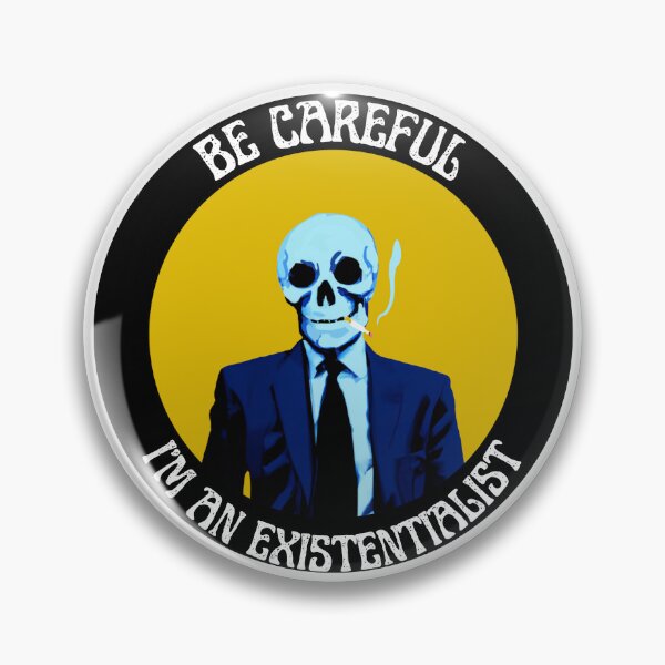 Artikelvorschau, I'm an Existentialist Pop Art Skull entworfen und verkauft von PVSKI.