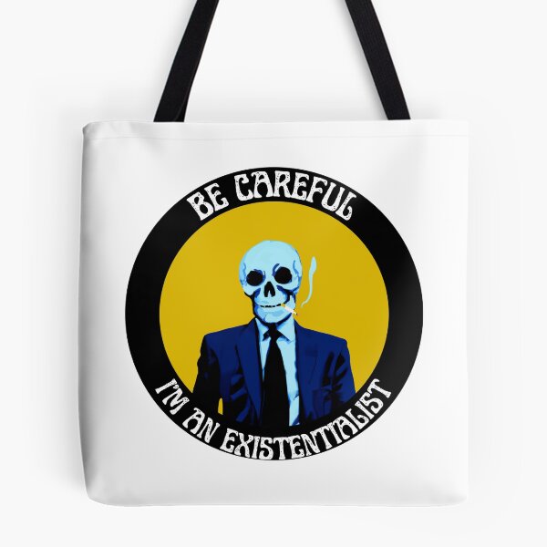 Artikelvorschau, I'm an Existentialist Pop Art Skull entworfen und verkauft von PVSKI.