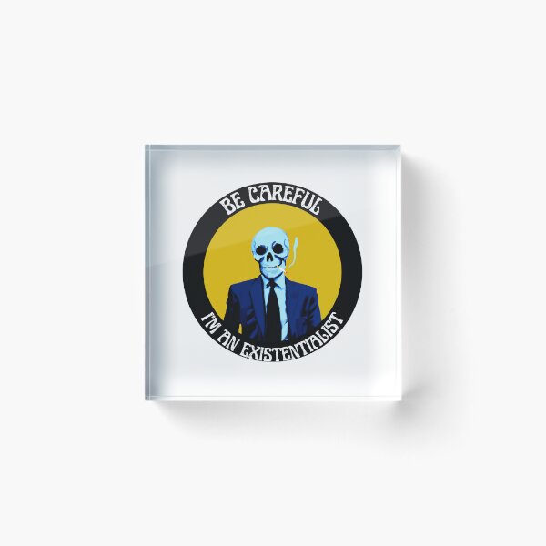 Artikelvorschau, I'm an Existentialist Pop Art Skull entworfen und verkauft von PVSKI.