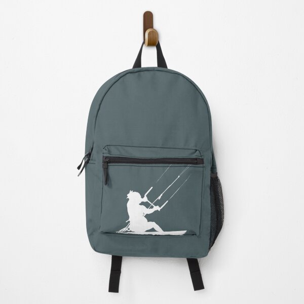 Item preview, Kitesurfer Action Water Sports Artistic White Silhouette designed and sold by taiche.