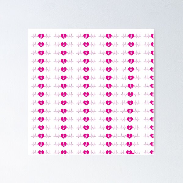 Item preview, Heart beat ribbon designed and sold by pnkpopcorn.