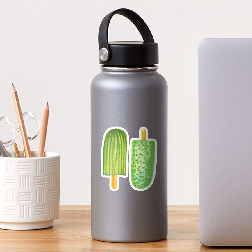 Cactus Popsicles Pattern Sticker