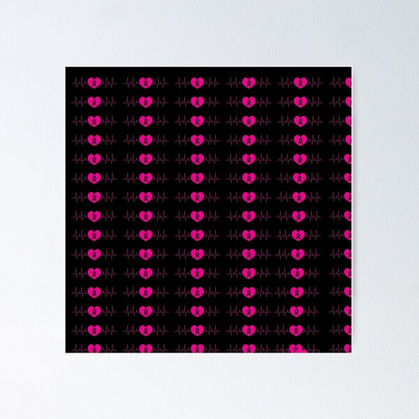 Item preview, Heart beat ribbon designed and sold by pnkpopcorn.