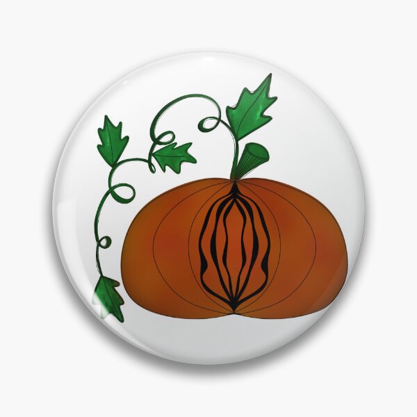 Item preview, Pumpkin Vulva  designed and sold by Tammie  Sharp.