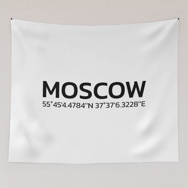 Item preview, Moscow Coordinates designed and sold by BeratBozan.