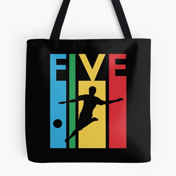 Item preview, 5th Birthday Gift Five Colorful Soccer Birthday 5 Year Old Essential T-Shirt designed and sold by marisannogm.
