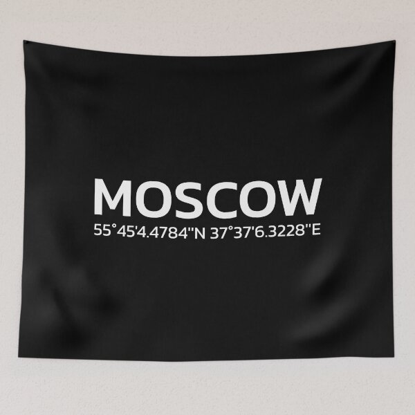 Item preview, Moscow Coordinates designed and sold by BeratBozan.