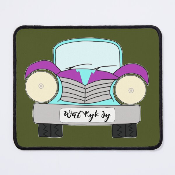 Item preview, Afrikaans, Old Car Blue and Purple Afrikaans wat kyk jy designed and sold by Hypnotees.