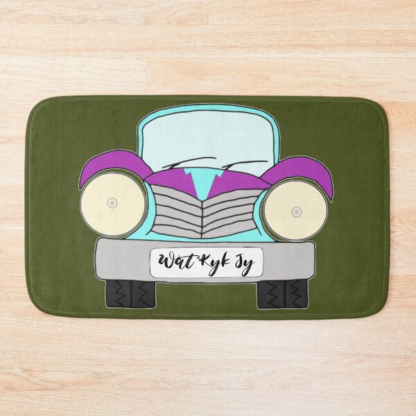 Item preview, Afrikaans, Old Car Blue and Purple Afrikaans wat kyk jy designed and sold by Hypnotees.