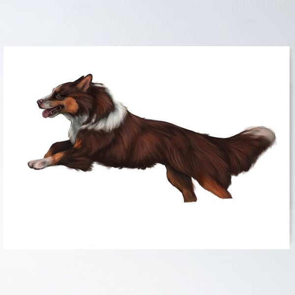 Item preview, Tricolor Red Australian Shepherd designed and sold by morriganart50.