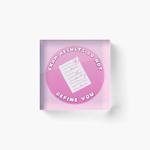 Item preview, Exam Results Do Not Define You Exam Paper Pink designed and sold by everything4eva.