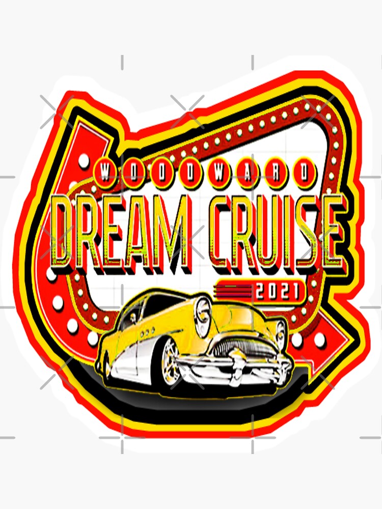 "Woodward Dream Cruise " Sticker for Sale by asoodesign1 Redbubble