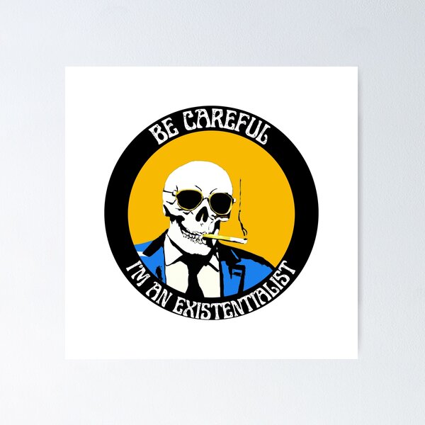 Artikelvorschau, Ich bin ein existenzialistischer Pop-Art-Totenkopf entworfen und verkauft von PVSKI.