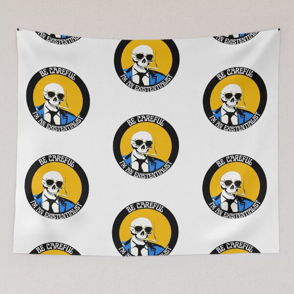 Artikelvorschau, Ich bin ein existenzialistischer Pop-Art-Totenkopf entworfen und verkauft von PVSKI.
