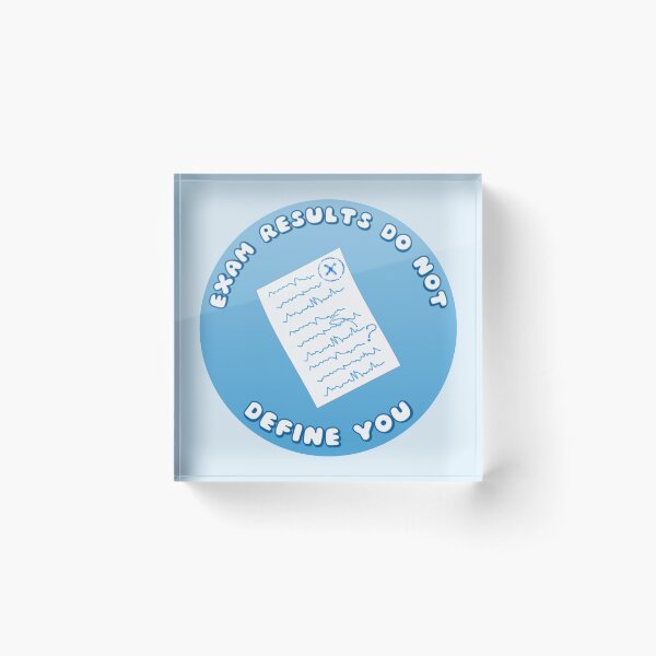 Item preview, Exam Results Do Not Define You Exam Paper Blue designed and sold by everything4eva.