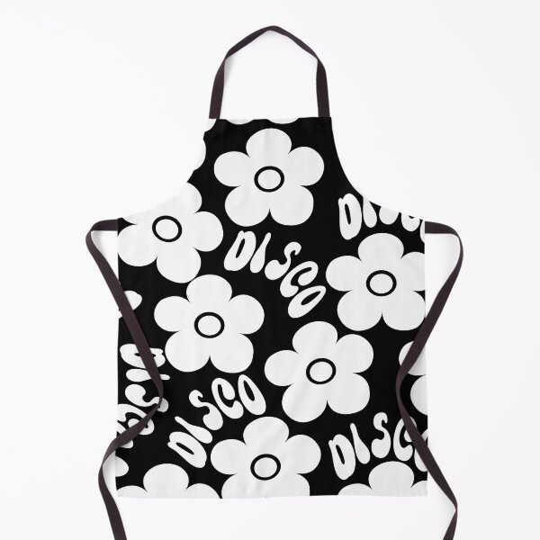 Item preview, Black And White Disco 70s Retro Flowers designed and sold by SunnyBrand.