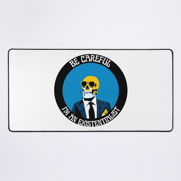 Artikelvorschau, I'm an Existentialist Pop Art Skull entworfen und verkauft von PVSKI.