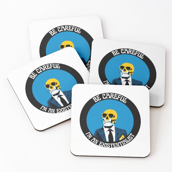 Artikelvorschau, I'm an Existentialist Pop Art Skull entworfen und verkauft von PVSKI.