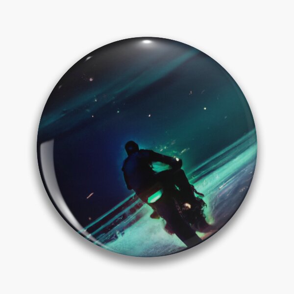 Item preview, Motorcycle Rider at night designed and sold by matuskk.