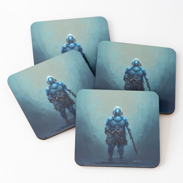 Item preview, blue ancient samurai designed and sold by IA-Power.