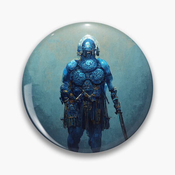 Item preview, blue ancient samurai designed and sold by IA-Power.
