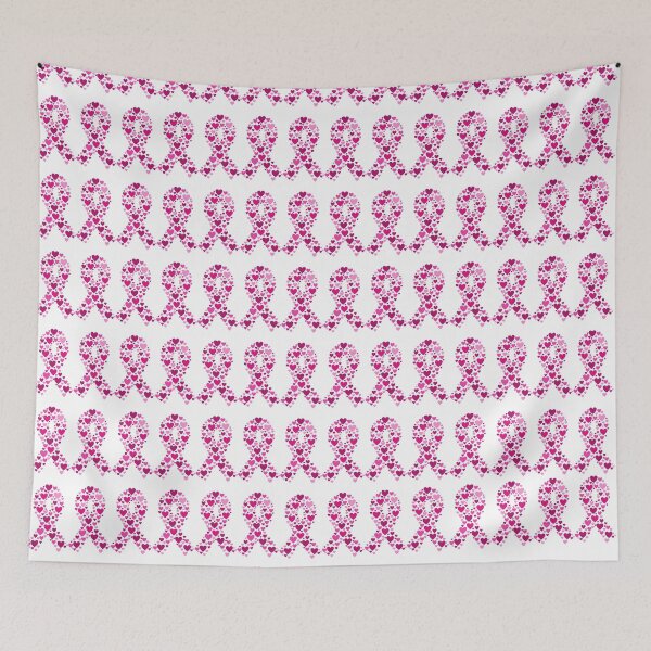 Item preview, Pink ribbon hearts designed and sold by pnkpopcorn.