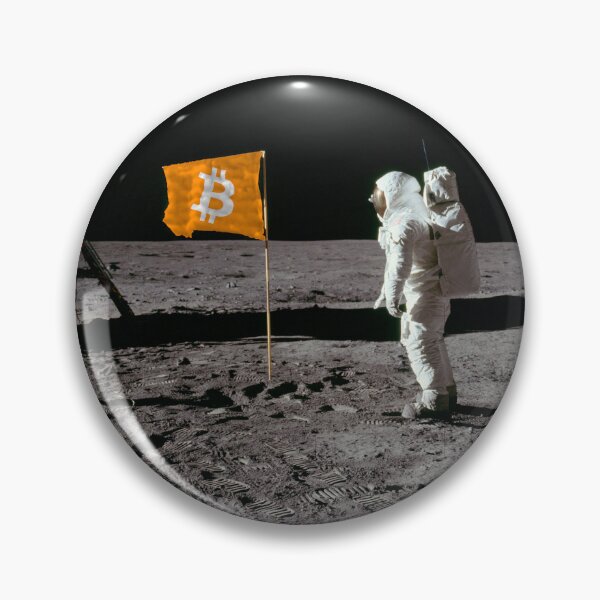 Item preview, Bitcoin Moon Landing designed and sold by AndreMonthy.