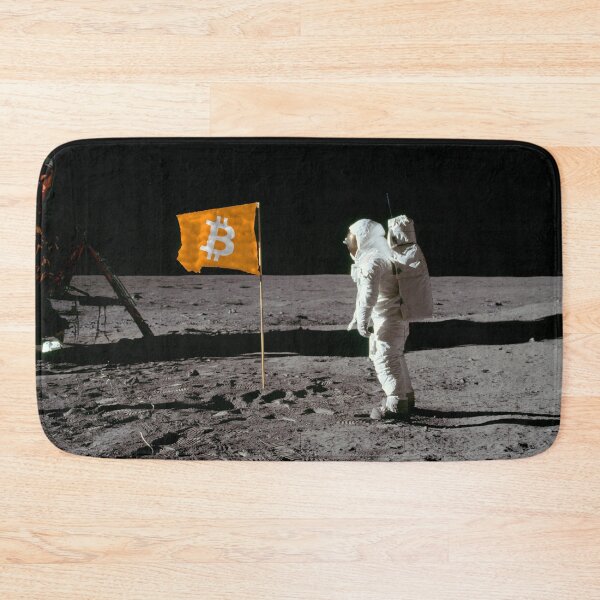 Item preview, Bitcoin Moon Landing designed and sold by AndreMonthy.