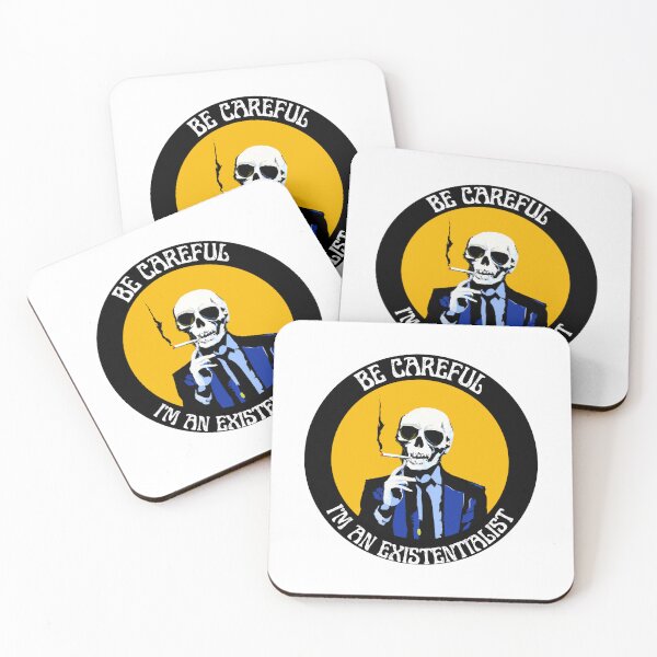 Artikelvorschau, I'm an Existentialist Pop Art Skull entworfen und verkauft von PVSKI.