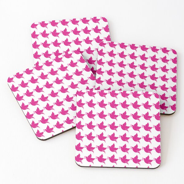 Item preview, Paloma con lazo rosa designed and sold by pnkpopcorn.