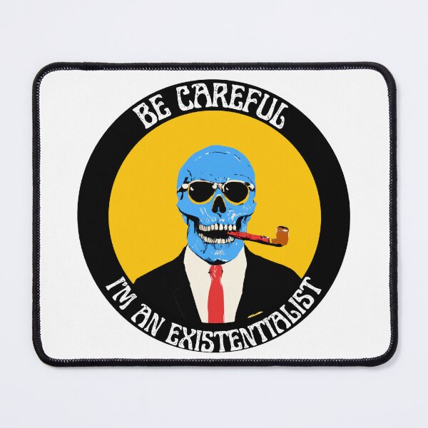 Aperçu de l'œuvre I'm an Existentialist Pop Art Skull créée et vendue par PVSKI.