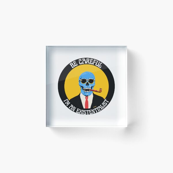 Artikelvorschau, I'm an Existentialist Pop Art Skull entworfen und verkauft von PVSKI.