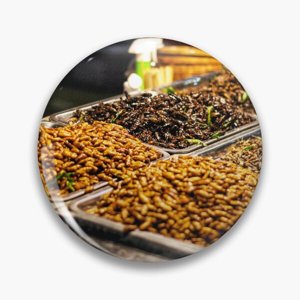 Item preview,  Fried pupae and fried insect street food shop in Thailand designed and sold by March Rider.