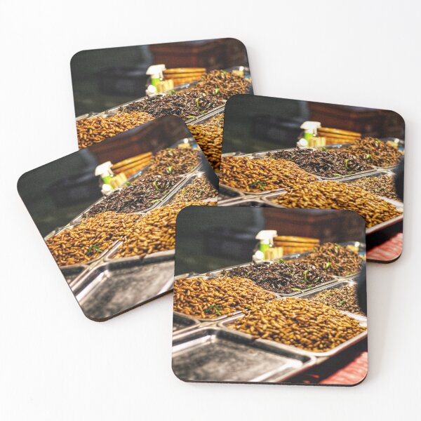 Item preview,  Fried pupae and fried insect street food shop in Thailand designed and sold by March Rider.