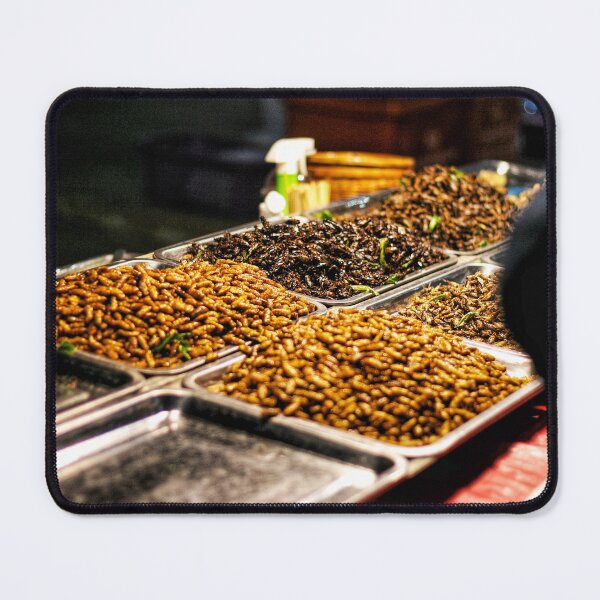 Item preview,  Fried pupae and fried insect street food shop in Thailand designed and sold by March Rider.