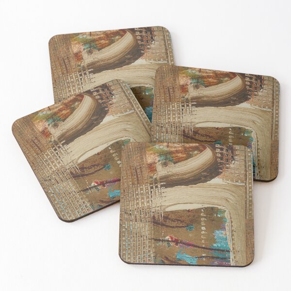 Item preview, Brown abstract painting  designed and sold by Grey Robinson.