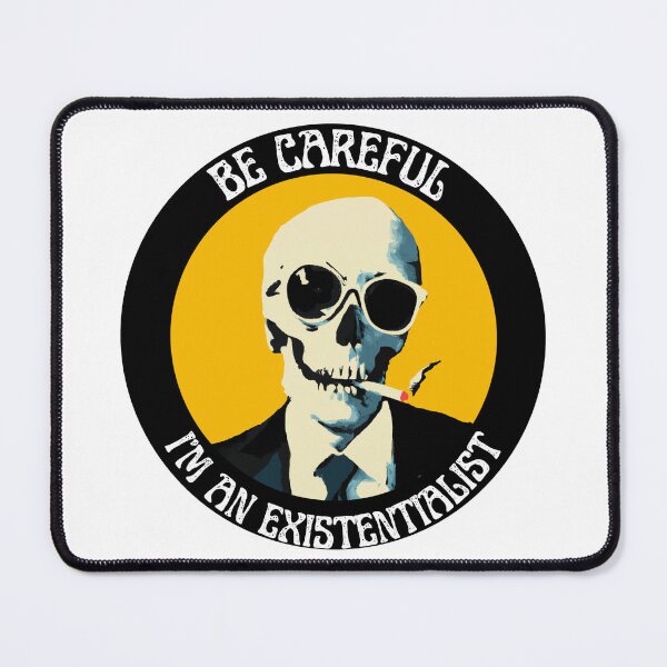 Artikelvorschau, I'm an Existentialist Pop Art Skull entworfen und verkauft von PVSKI.