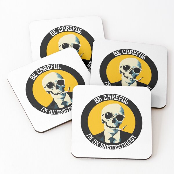 Artikelvorschau, I'm an Existentialist Pop Art Skull entworfen und verkauft von PVSKI.