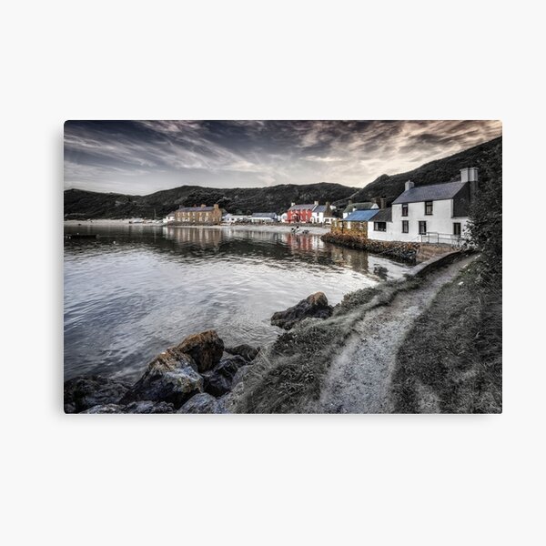 Item preview, Porth Dinllaen, Morfa Nefyn, B&W with colour PDPbw designed and sold by Turtle  Photography.