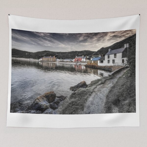 Item preview, Porth Dinllaen, Morfa Nefyn, B&W with colour PDPbw designed and sold by Turtle Photography.
