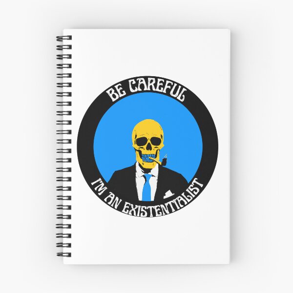 Aperçu de l'œuvre I'm an Existentialist Pop Art Skull créée et vendue par PVSKI.
