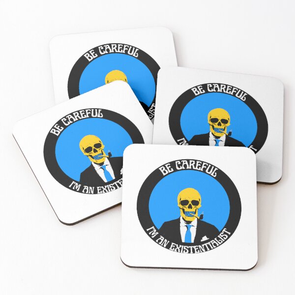 Artikelvorschau, I'm an Existentialist Pop Art Skull entworfen und verkauft von PVSKI.